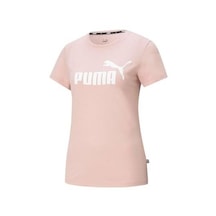 Puma Ess Logo Tee-bridal Rose T-shirt 001