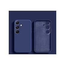 Samsung Galaxy S25 Fe İle Uyumlu Kılıf Lansman Kamera Korumalı İçi Kadife Yumuşak Renkli Silikon Mat Süet Kapak - Diğer