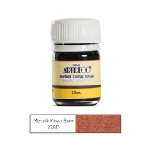 Artdeco Metalik Kumaş Boyası 228D Koyu Bakır