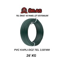 Pvc - Kaplı Düz Tel - 3.5 Mm Kalınlık - 26 -kg