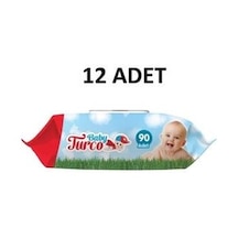 Baby Turco Islak Bebek Havlusu 12 X 90 Adet