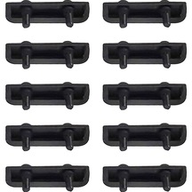 20 Adet Hava Fritözü Kauçuk Uçları Hava Fritözü Izgarası İçin Yedek Kapak Kapağı Siyah