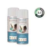 Med-Cover Vücut Temizleme Köpüğü Aerosol 2 x 400 ML