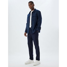 Koton Chino Pantolon Cep Detaylı Viskon Karışımlı Lacivert 5wam40025hw Lacivert