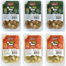 Akay Yeşil Zeytin Kırma Ve Çizik Aç Bitir 150 Gr 6 Lı Karma Paket