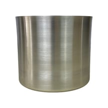 Cihan Çiçekçilik Galvaniz Saksı 15x15 Paslanmaz Metalik Çelik Çok Renkli