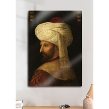 Fatih Sultan Mehmet Han, Fsm - Parlak Metal Baskı Tablo