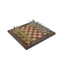 Gifthome Metal Satranç Takımı-seti Orta Osmanlı ve bizans Parlak