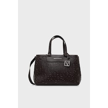 Armani Exchange Kabartma Logolu Çıkarılabilir Askılı Çanta Kadın Çanta Xw001222 Af15774 U6032 Kahve