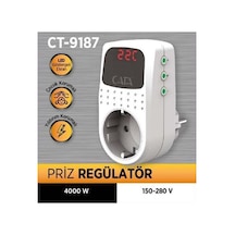 Ct-9187 Akım Korumalı Priz Regülatör 2 Adet