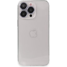 Apple, Uyumlu iPhone 13 Pro Max Kılıf Luko Lens Silikon - Sierra Blue