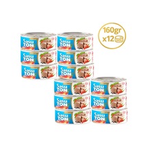 Sasu Blue Acılı Ton Balığı İri Parçalı 12 x 160 G
