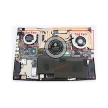 Msı Gf65 Thin 9sd-005xtr Notebook Gpu, İşlemci Fanı / Ver.2 Sol Msi