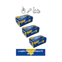Longlife Power Aa Kalem Pil 36 Adet