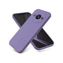 Xiaomi Redmi A3 4g Kılıf First Silikon - Lila 0.2M-Çok Renkli