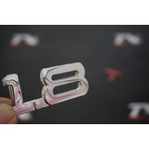 Audi 1.8 T Bagaj Krom Metal 3m 3d Yazı Logo