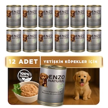 Enzo Natural Dana Etli Yavru Köpek Maması 12 x 410 G