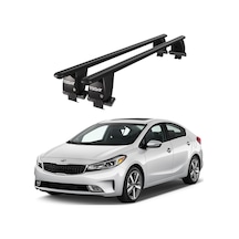 Royal Kia Forte Iı 2014 - 2018 Uyumlu Siyah Kilitli Ara Atkı Port Bagaj Tavan Barı