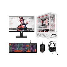 Dragos DRX9910 R5-7500X3D 16 GB 512 GB NVMe 12 GB RTX5070 24.5" Free Dos Masaüstü Bilgisayar