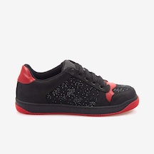 Rouge Hakiki Deri Kadın Spor & Sneaker Ayakkabı 7180-18 Siyah