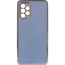Teknomoda Samsung Uyumlu Galaxy A33 5g Kılıf Kenarları Gold Kamera Korumalı Renkli Pastel Silikon