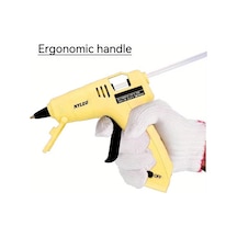 Honeybeeshop Hafif Kablosuz Sıcak Yapıştırıcı Pompası Usb Şarj Edilebilir 30 Yapıştırıcı Çubuğu El Sanatları Dıy Yeşil