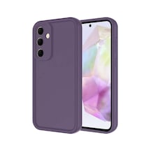 Newface Samsung Galaxy A16 5g Kılıf Viera Silikon - Mürdüm