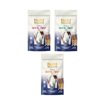 Nutri Canin Dental Twist 3 Çeşit Karma M-l Irk İçin Köpek Ödülü 120 Gr. X 3 Adet
