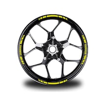 Yamaha Yazılı Kısa Yazısız Kısa Dış Şerit 16'Lı Tek Renk Jant Sti