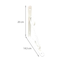 Ferforje Raf Altı No 2 Beyaz