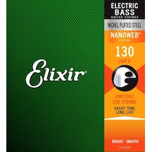 Elixir 15430 Nanoweb Light Tek Bas Gitar Teli 130
