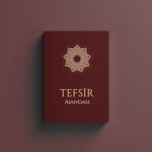 Tefsir Ajandası Normal Seri Bordo Genel