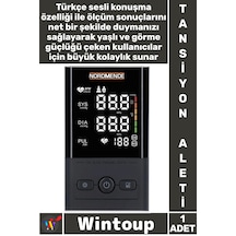 Tansiyonaleti Büyük Lcd Ekran 2 Kişi Hafızalı Otomatik Kol Tipi Türkçe Konuşan Pilli Tansiyon Aleti