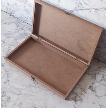 Hobi Adn Tavla Sandık Kutu Ahşap Mdf Ham Model Kutuda Sevk El Yapım