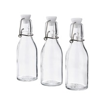 IKEA Korken Cam Su Şişesi - 3 adet - Her biri 150 ml