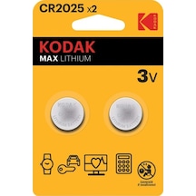 Kodak 2 Adet Cr2025 Ultra Lityum Para Pil