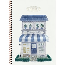 Keskin Color A4 Çizgili Spiralli La Plume Shop Defter - Mor Mor