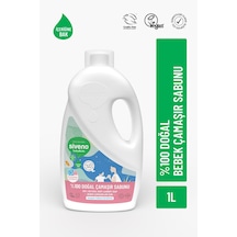 Siveno %100 Doğal Bebek Çamaşır Sabunu Kendinden Yumuşatıcılı Bitkisel Deterjan Konsantre Vegan 1000 Ml