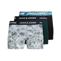 Jack & Jones Adrian Flower Erkek 3'lü Boxer 12283382-pgrv Çok Renkli