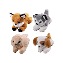 Kızılkaya Oyuncak Peluş Yatan Köpek Havlayan 25 Cm Kzl-2309032 Çok Renkli