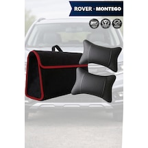 Rover Montego Uyumlu Siyah Renk Bagaj Çantası Koltuk Yastığı Lüks Model
