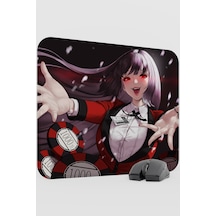 Kakegurui Anime V1 - 48x40 Xl Gaming Kauçuk Kaymaz Taban Mouse Pad Fare Altlığı
