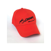 Salarticaret Unisex Atatürk İmza Şapka Nakışlı Unisex Kırmızı