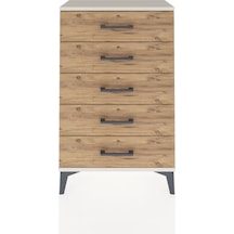 Arges Komodin 5 Çekmeceli 60x30x96 Aytaşı-çam Aytaşı