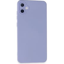 Samsung Galaxy Uyumlu, A05 Kılıf Nano İçi Kadife Silikon - Lila