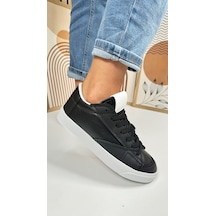 Günlük Kadın Sneaker Bağcıklı Tırtıklı Taban Süet Detaylı Yürüyüş Spor Ayakkabı 07 Siyah Beyaz Siyah - Beyaz Günlük Kadın Sneaker Bağcıklı Tırtıklı Taban Süet Detaylı Yürüyüş Spor Ayakkabı 07 Siyah Beyaz Siyah - Beyaz