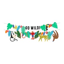 Meri Meri - Jungle Jamboree Garland Set - Jungle Jamboree Asılan Süs Seti Tüm Yaşlar