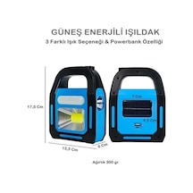 Güneş Enerjili Işıldak Ve Powerbank Özellikli Kamp Lambası