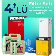 Filtron Land Rover Evoque 2.0 Benzinli Filtre Bakım Seti Liqui Moly Motor Yağlı (2012-2018) 4 Lü -
