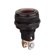 Elo Göz Lambası Kırmızı 12v T5 Ampullü 15 Mm N11.7790
